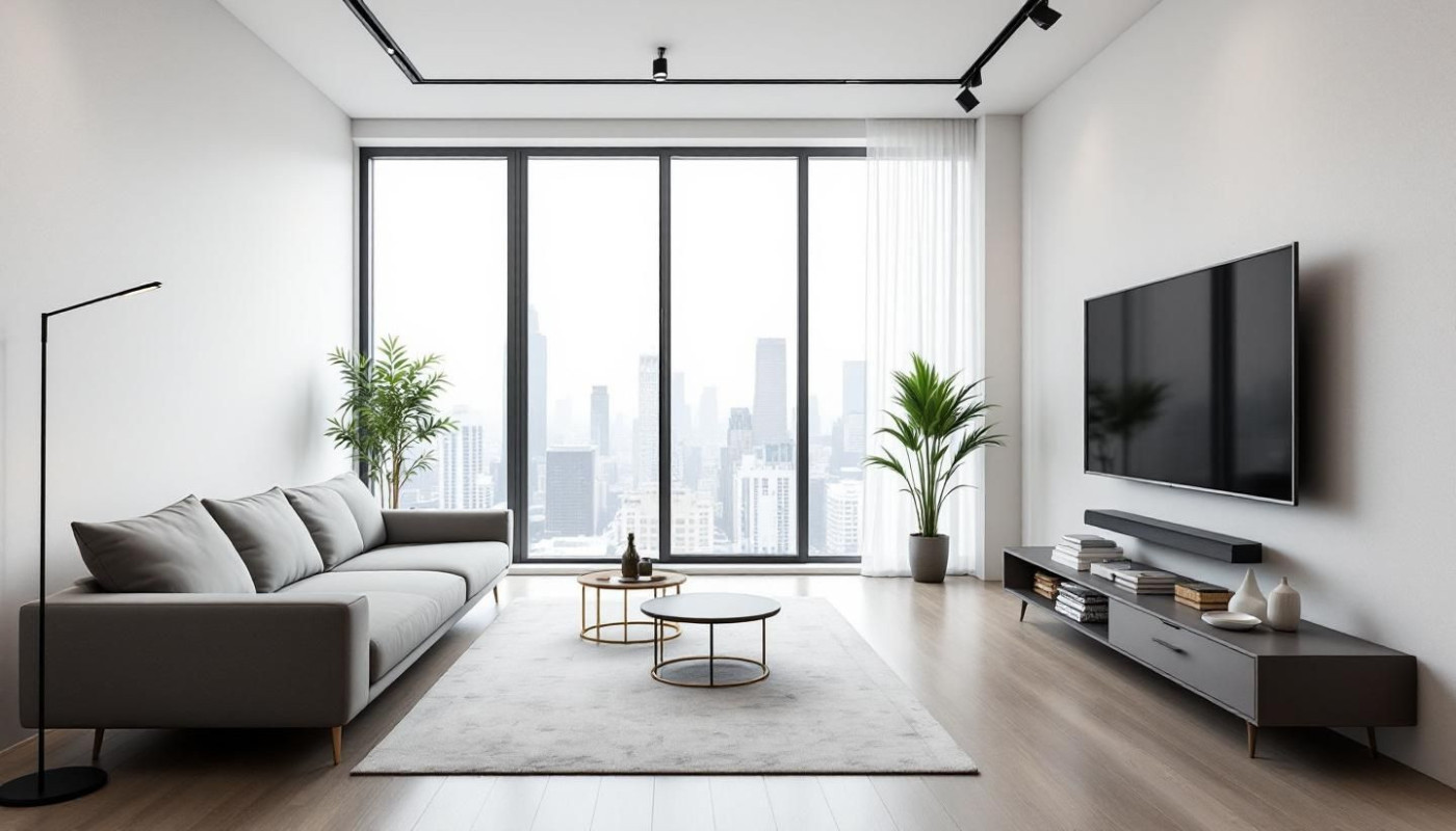 Comment optimiser l'espace pour un téléviseur de grande taille ?